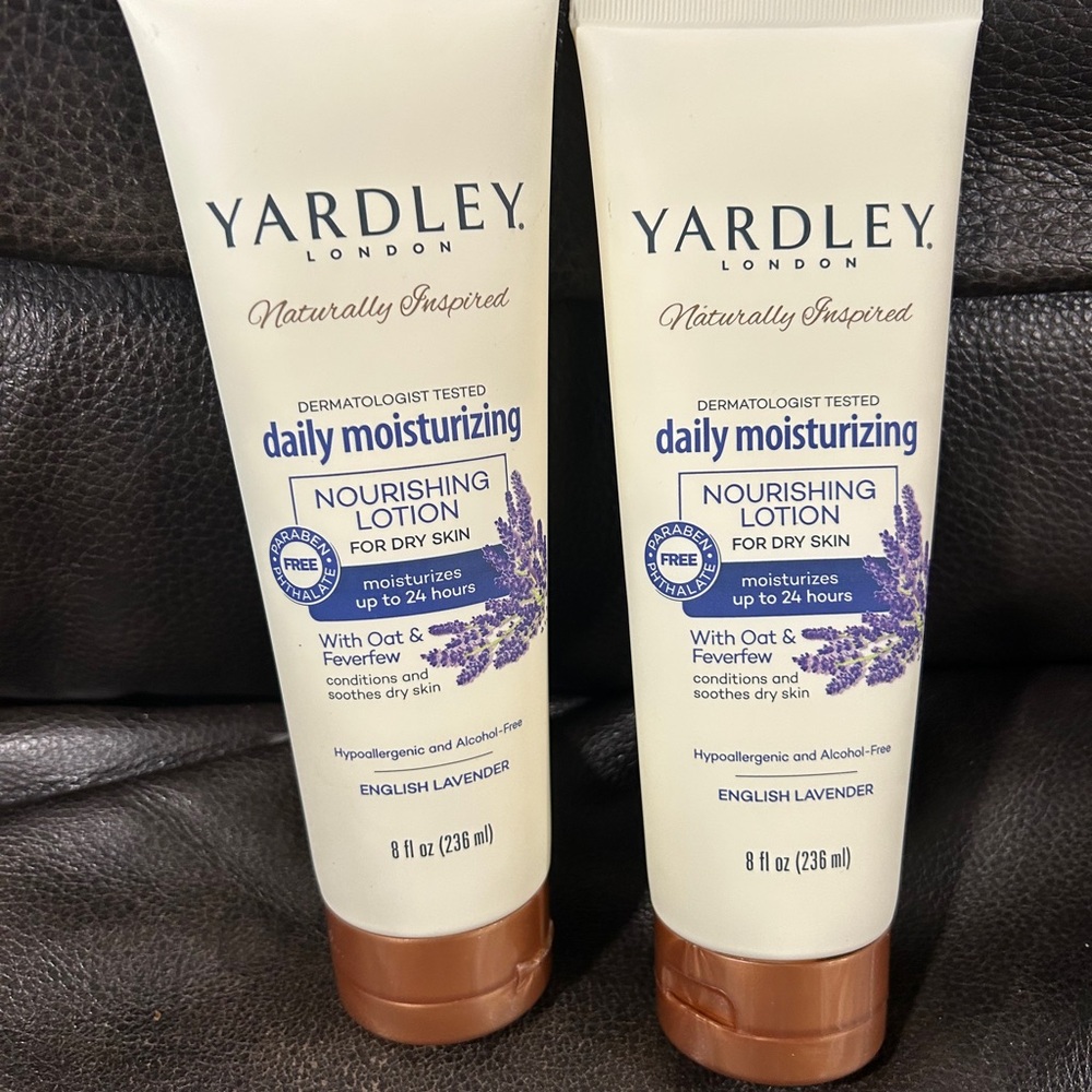Lot of Two Yardley London Nourishing  Lotion For Dry Skin.